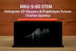 MKU-S-60 STEM Hologram 3D İlüzyon & Projeksiyon Kutusu